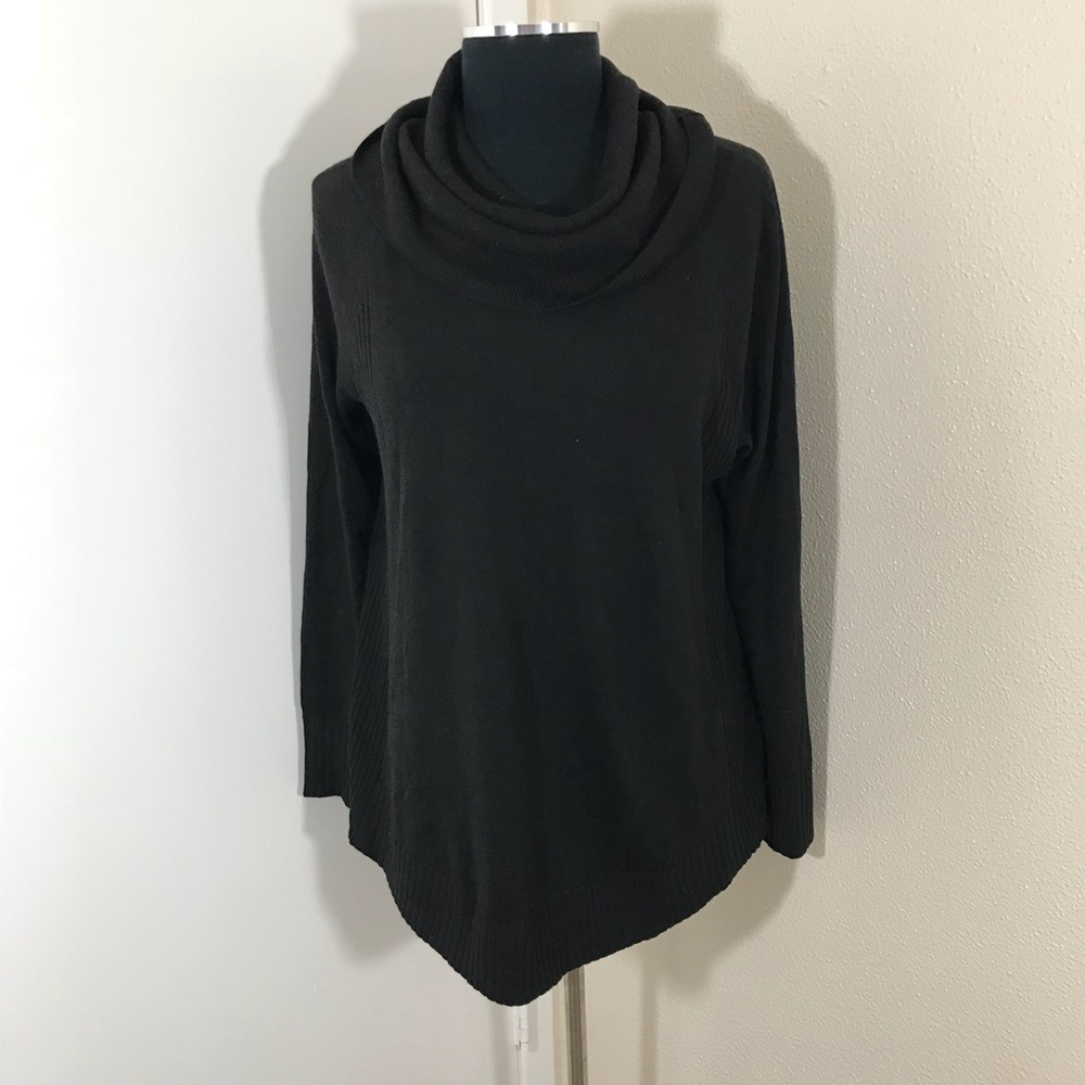 Ann Taylor LOFT Black Cowl Neck Sweater. Size Med - Picture 1 of 7